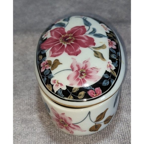 Supreme Otagiri Japanese Floral Trinket Box - Picture 10 of 11
